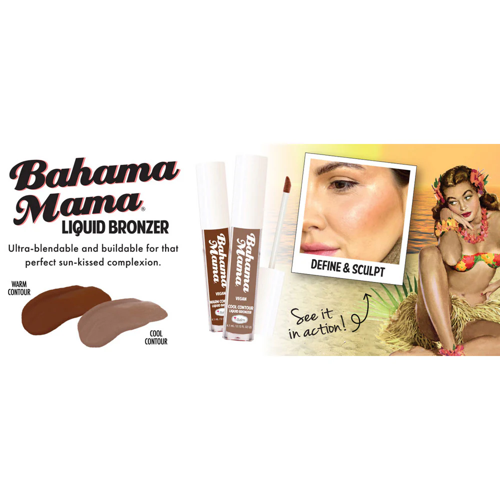 theBalm Bahama Mama Liquid Bronzer Warm Contour 4.1ml - Image 2