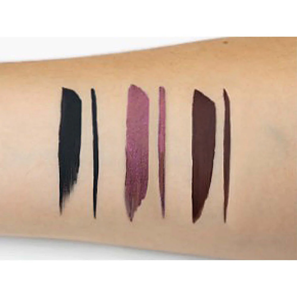 theBalm Schwing Liquid Eyeliner Trio Black Purple Brown - Image 3