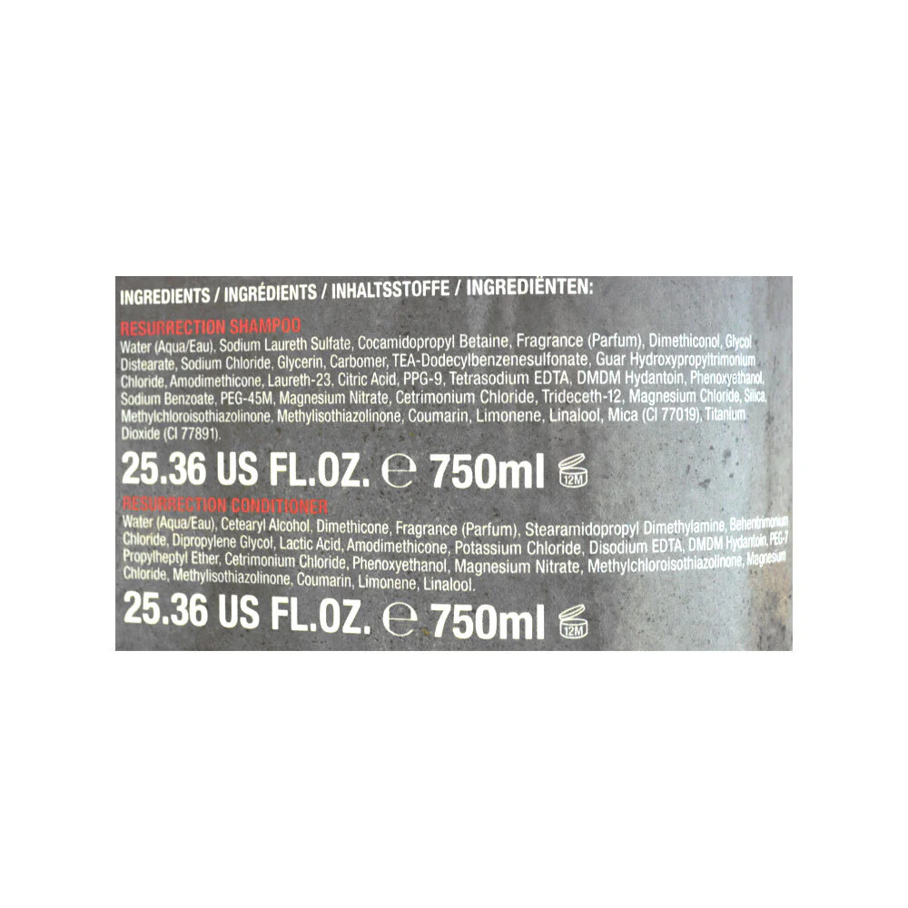 Tigi Bed Head Duo Shampoo & Conditioner Resurrection 2X750ml - Image 3