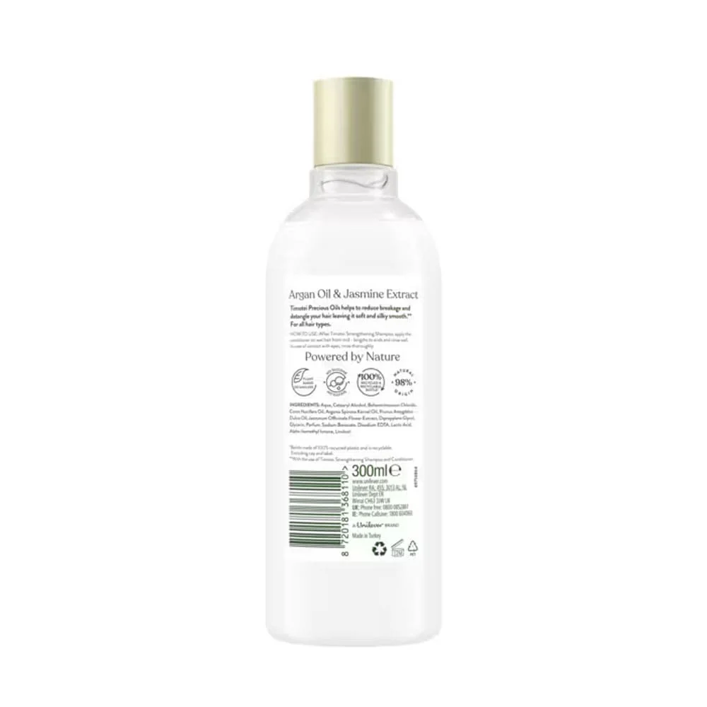 Timotei Conditioner Strengthening Argan Oil & Jasmine Extract 300ml - Image 3