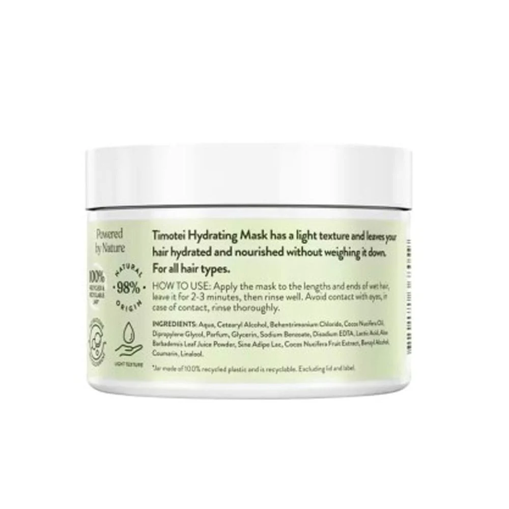 Timotei Hydrating Mask Coconut Milk & Aloe Vera 300ml - Image 4