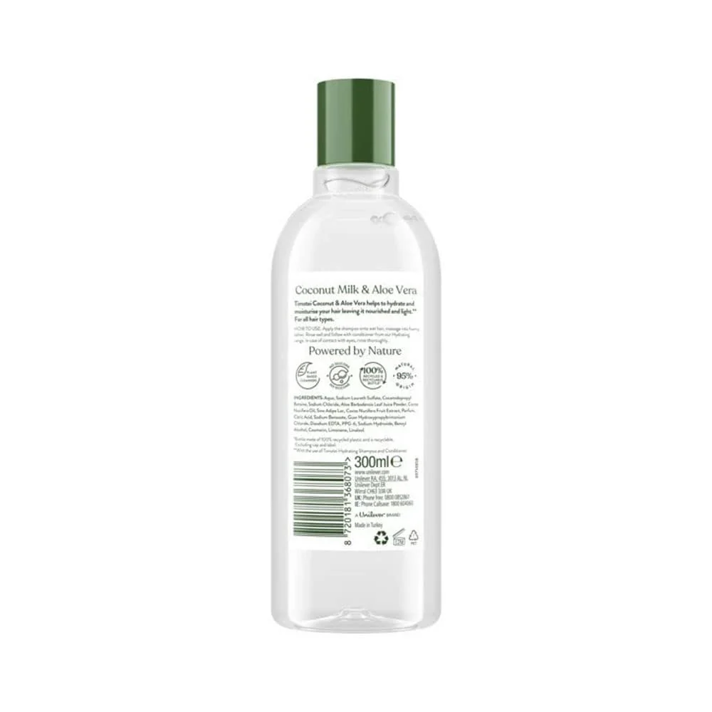 Timotei Shampoo Hydrating Coconut Milk & Aloe Vera 300ml - Image 3