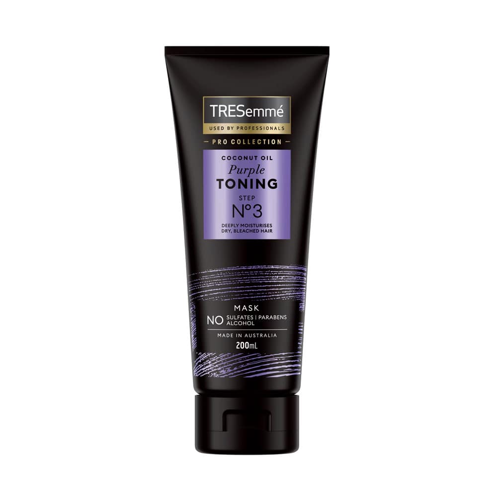 Tresemme Mask Coconut Oil Purple Toning Step No 3 200ml