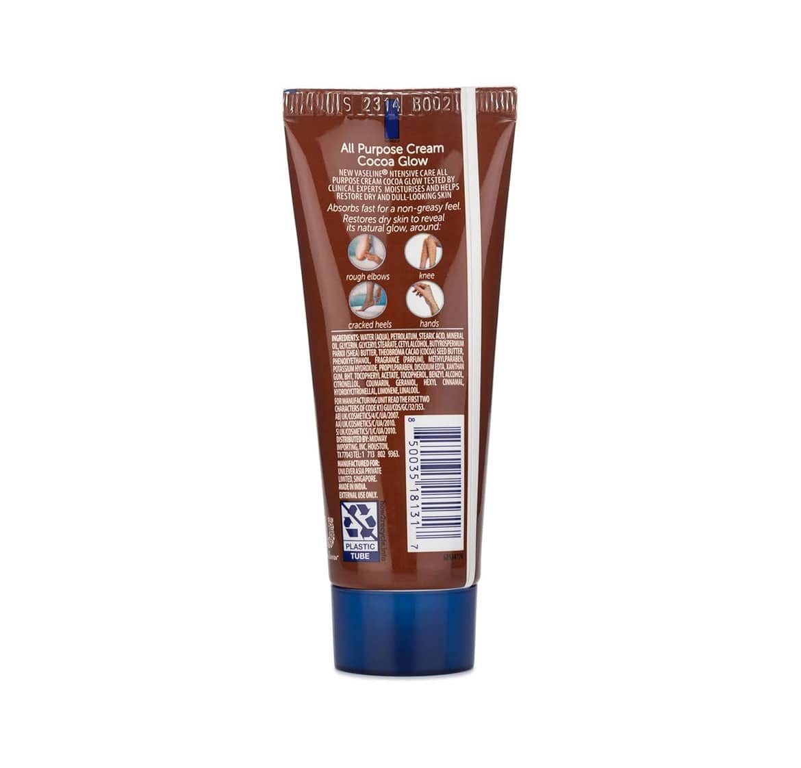 Vaseline All Purpose Cream Cocoa Glow With Pure Cocoa Butter 40g - Image 2