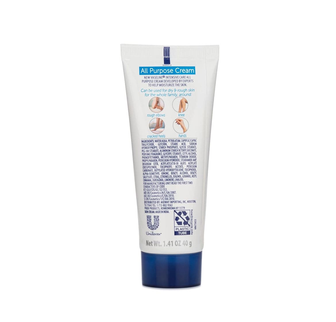 Vaseline All Purpose Cream Glycerine & Vitamin E 40g - Image 3