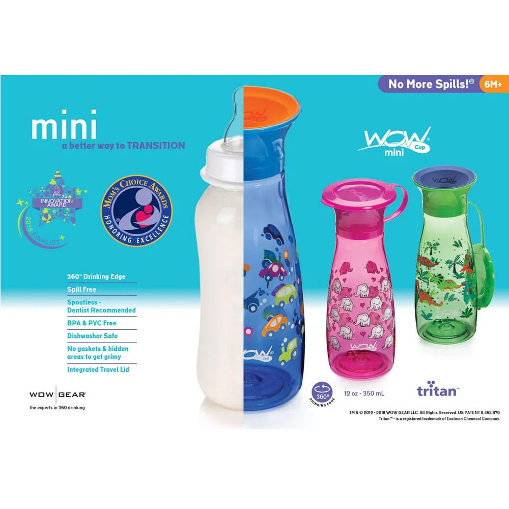 Wow Cup Mini 350ml Green Colors - Image 6