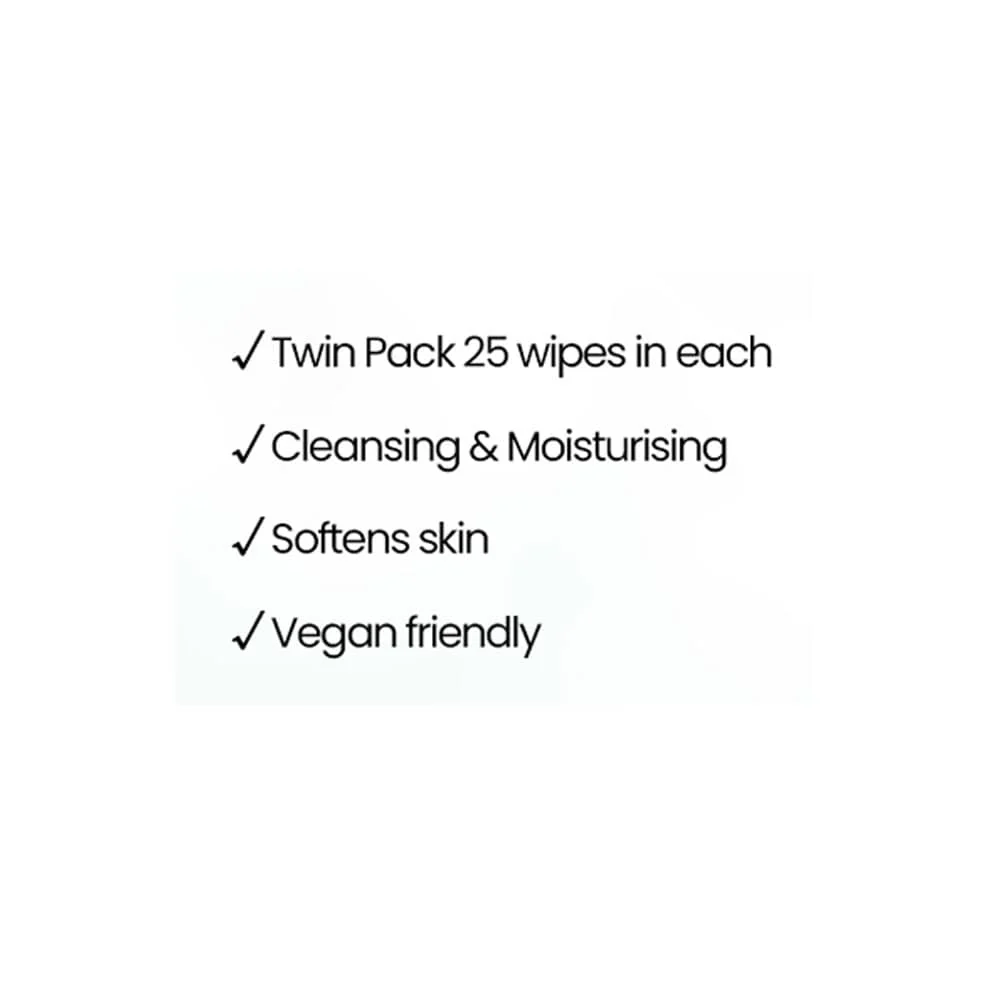 XBC Vitamin C Facial Wipes Twin Pack 2x25pk - Image 2