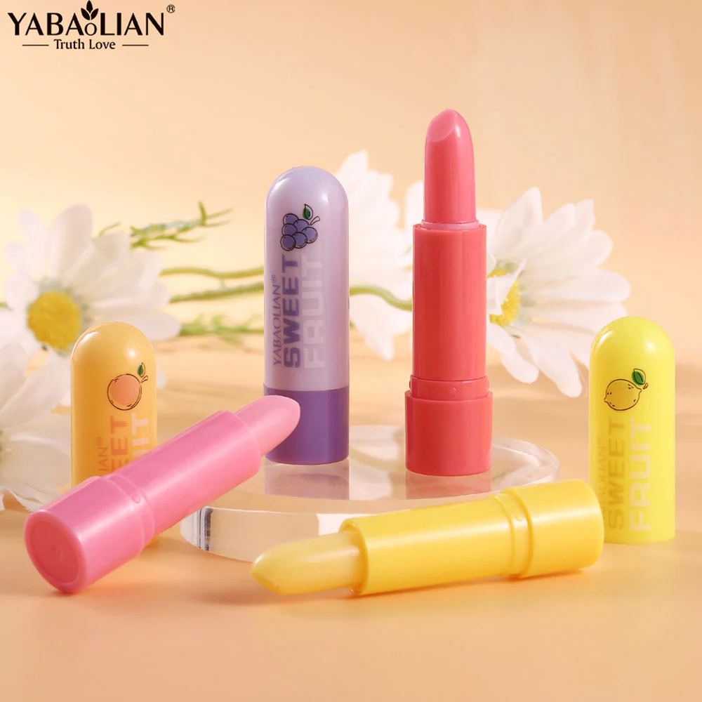 Yabaolian Sweet Fruit Lip Balm Yellow - Image 3