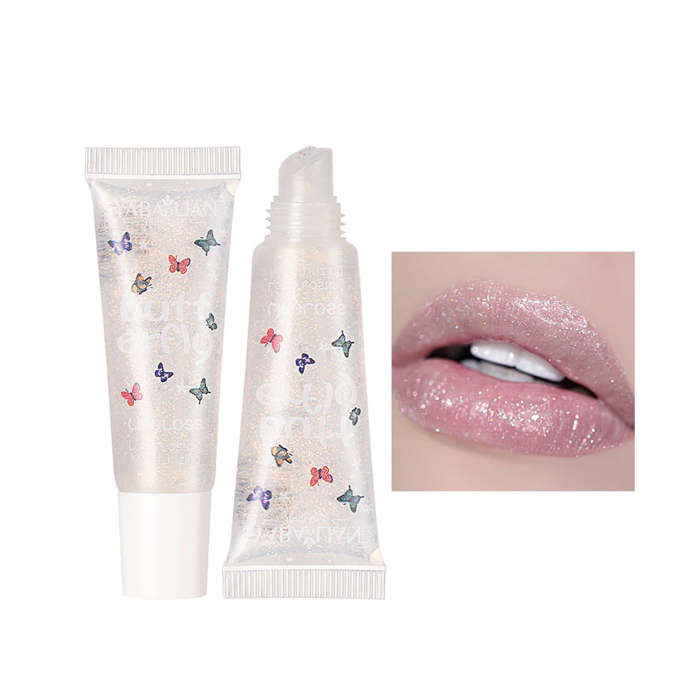 Yabaolian Transparent Lip Gloss Butterfly - Image 2