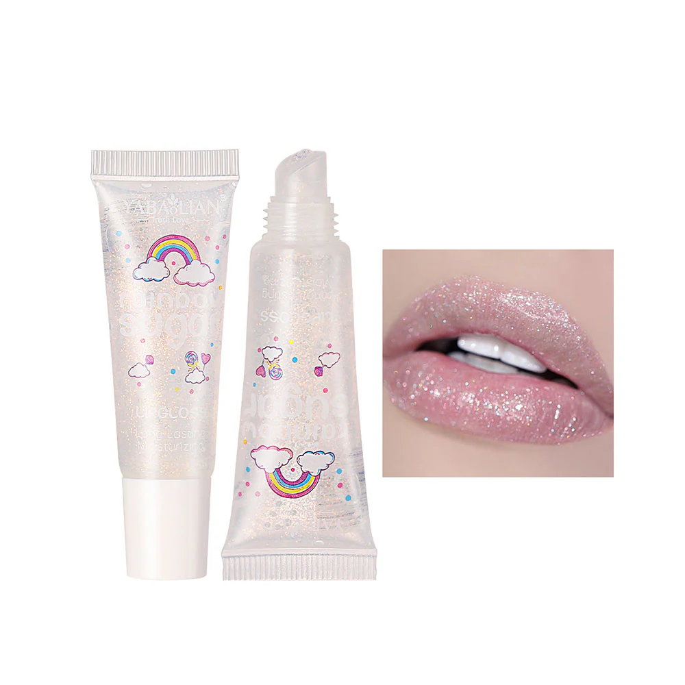 Yabaolian Transparent Lip Gloss Rainbow Sugar - Image 2